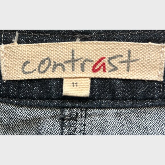 CONTRAST Dark Blue Jeans - Picture 4 of 5